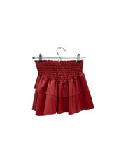 Kids Leather Smock Skirt