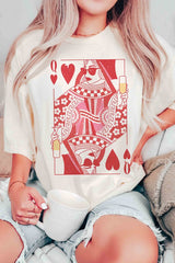 CHAMPAGNE QUEEN OF HEARTS Graphic T-Shirt